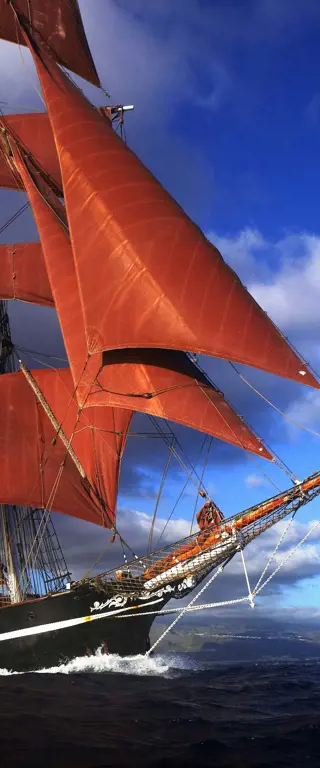 Online-Vortrag: Mit dem Segelschiff über den Atlantik